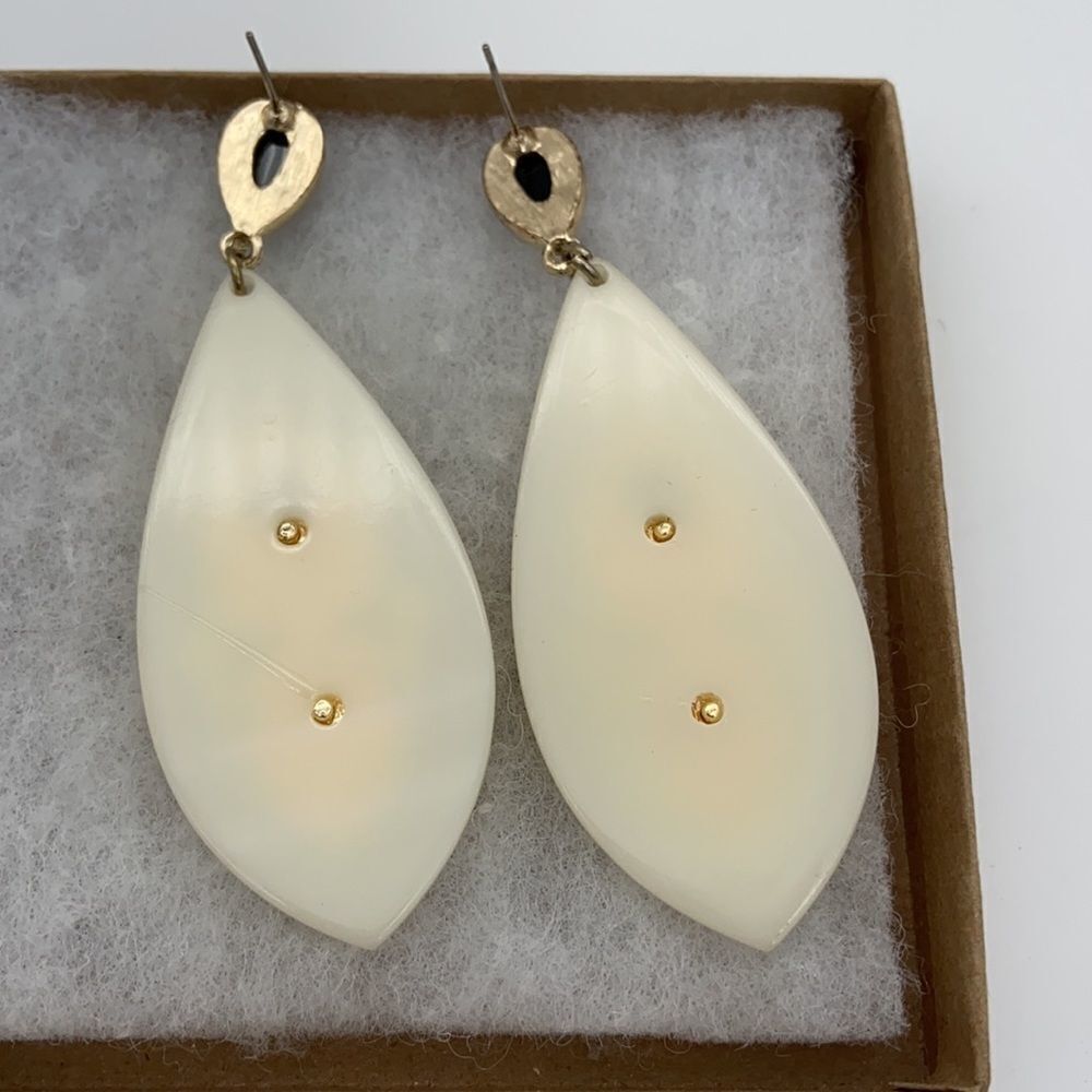 Statement Bejeweled Drop Dangle Stud Earrings - image 6